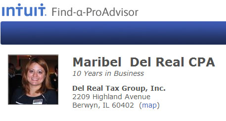 Intuit Pro Advisor Maribel Del Rel