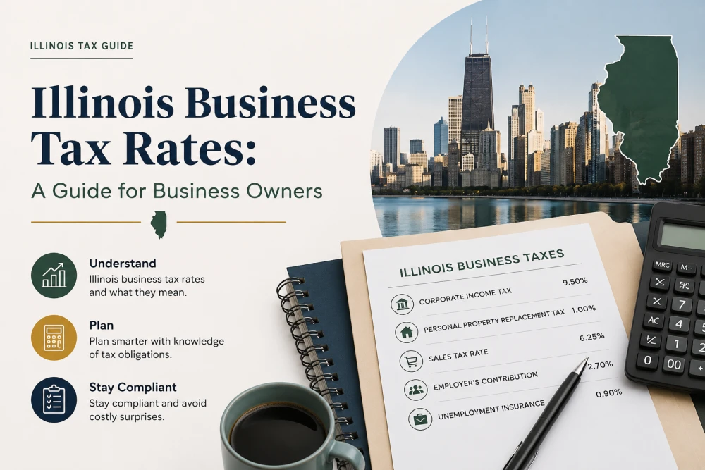 illinois business tax rates