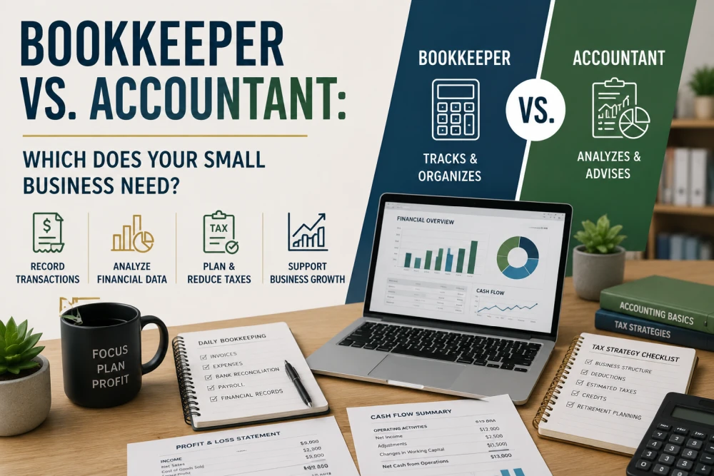 bookkeeper vs accountant